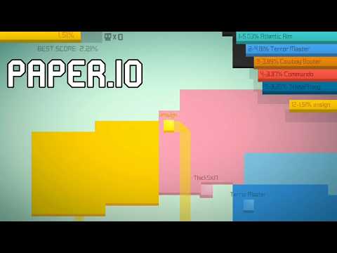Paper.io (by VOODOO) - arcade game for Android and iOS - gameplay.